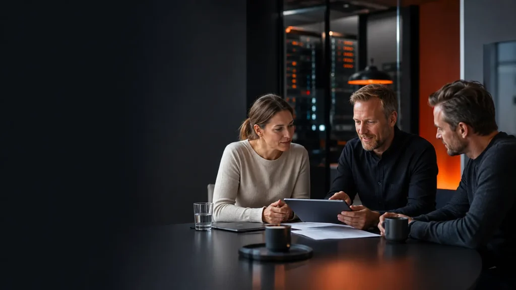 Personligt möte om IT-supportavtal för företag